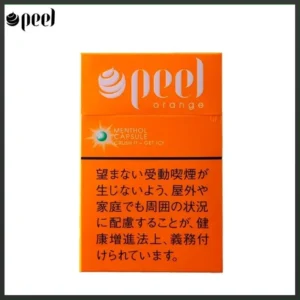 Peel百樂橙味爆珠香煙9mg日本本土免稅香港現貨