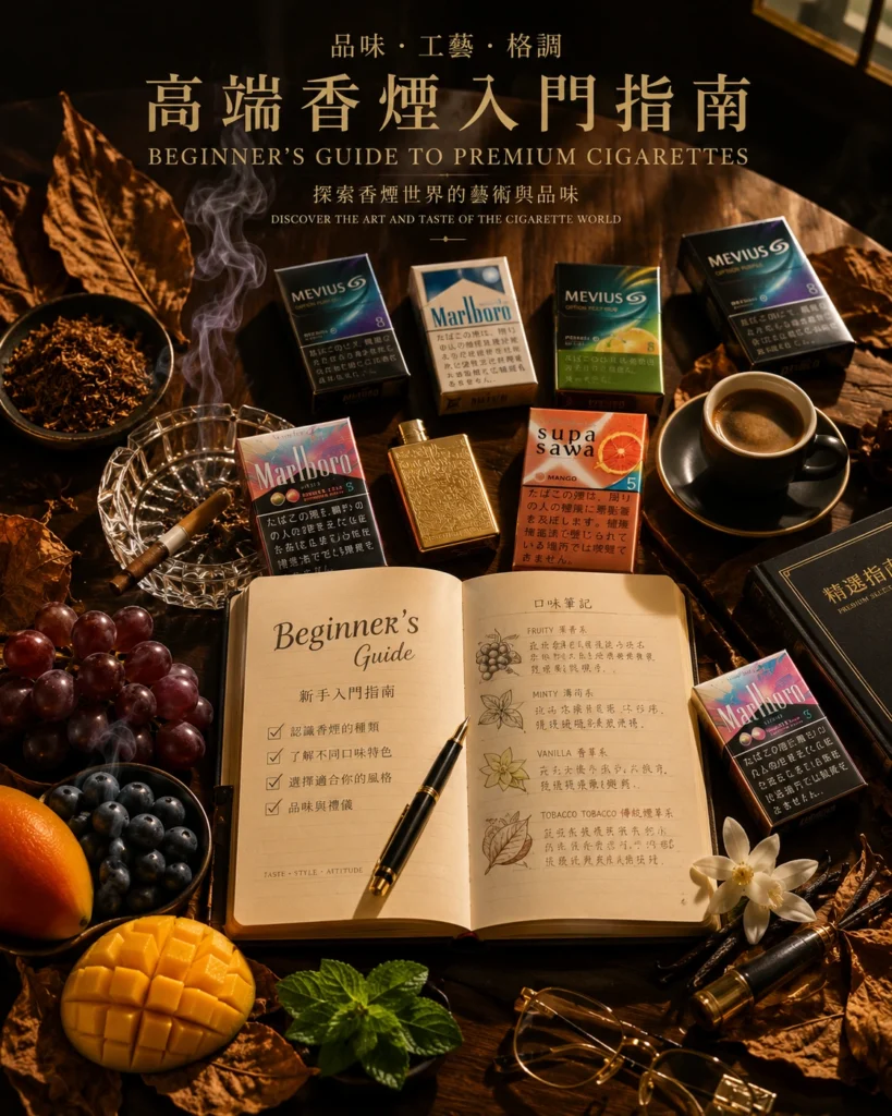 新手香煙推薦｜第一次抽煙該怎麼選？香港人氣香煙完整指南